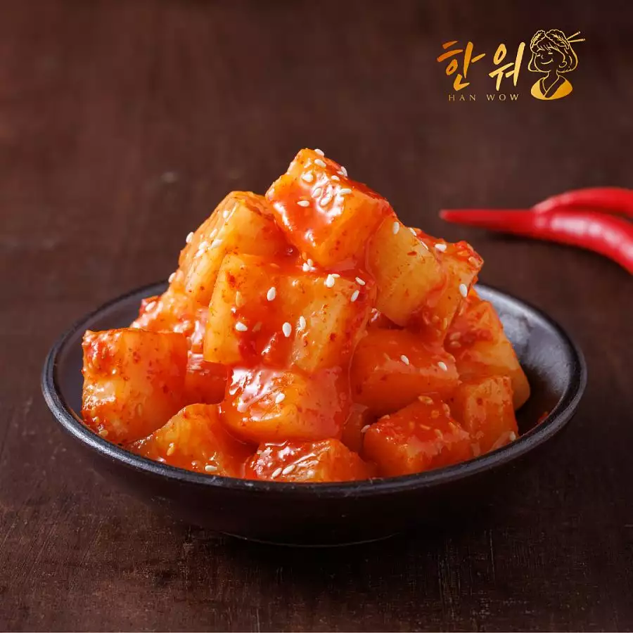 光州媽媽  辣蘿蔔泡菜  Spicy Pickled Radish